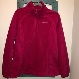 COLUMBIA QUATER ZIP Pink Large